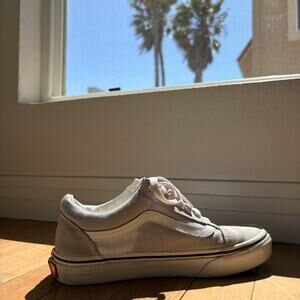 Light Grey Lace Up Vans